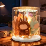 Rotating Acrylic Display Case With Led Lights For Figures & Collectibles New. Price: $59.15.