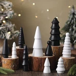 10 Pcs Mini Wooden Christmas Tree Small Figurine Neutral ... New. Price: $29.23.