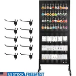 Dual Pegboard Display Stand Heavy Duty Tool Organizer Retail Storage System New. Price: $119.02.