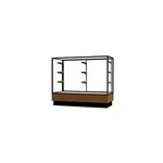Merchandiser 48"W X 40"H 20"D Counter Case, Dk. Bronze Finish, Lt. Oak... New. Price: $2492.42.