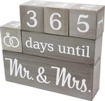 Wedding Countdown Calendar Wooden Blocks Engagement Gifts Bride To Be -... New. Price: $33.35.