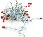 50PC 6" Peg Board Hooks Display Storage Organization New. Price: $22.99.