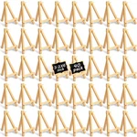 Thenshop 40 Pack Mini Wooden Easels For Display 3.15 X 6 Inches, Natural New. Price: $34.52.