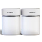 Cabinet: 2 Empty Large Bottles (white Rx Caps) New. Price: $23.84.