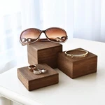 Mooca Customizable Wooden Display Risers Set - 3 Different Height Stands For Jew New. Price: $18.00.