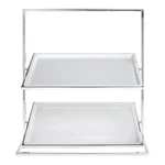 Hubert Chrome 2-TIER Bakery Stand 23 1/10L X 13 4/5W 25 1/5"H New. Price: $269.00.