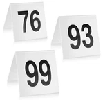 New Star Foodservice 27617 Tarjeta De Mero Mesa White 76-100 (3" X 3"). Price: $42.74.