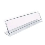 Azar 112703 Acrylic Sign Holder 8" 2" High - Box Of 10 New. Price: $25.95.