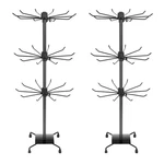 2 Pcs 3-TIER Rotating Metal Jewelry Display Stand Adjustable Height Rack New. Price: $40.82.