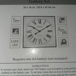 Firstime Clock 7PC Wall Gallery Set Decor 3 Love Plaques, Picture Frames Nib New. Price: $30.00.