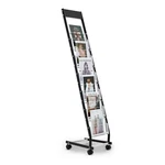 Vevor Brochure Display Rack Narrow 6-TIER Magazine Literature Stand With Wheels New. Price: $50.99.
