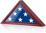 Flag Display Case For 9.5'X5' American Veteran 9.5&APOS;X5&APOS;, Mahogany New. Price: $70.52.