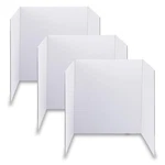 3 Pcs Small White Tri-fold Display Boards, 21 X 14 Inches Corrugated Trifold ... New. Price: $12.12.