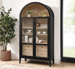 Nolan Storage Display Cabinet Black Oak New. Price: $661.25.