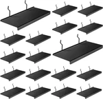 20-PACK Metal Pegboard Shelves, 10X4.3 Inch Black Display Storage Solutions New. Price: $117.99.