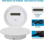 Jayegt Motorized Rotating Display Stand, 7.87IN 17.6LB Load New. Price: $40.97.