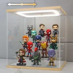 Clear Acrylic Display Case With Light 5 Tier Storage Box Assembly Dus... New. Price: $79.59.