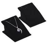 Luzen 2PCS Small Velvet Necklace Display Holder Pendants Chains Earring Black New. Price: $14.99.