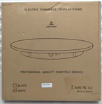 Jayegt JY-60CM-W Motorized Rotating Display Stand, 350LBS Load 360 Degree Electr Open. Price: $84.99.