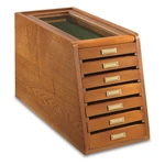 Castlecreek Collector's Cabinet Display Case Oak New. Price: $129.99.