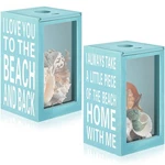 Juexica 2 Pcs Seashell Holder Beach House Decor Coastal Acrylic Display... New. Price: $43.96.