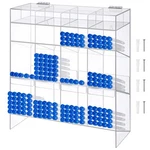 Clear Acrylic Tube Rack With 20 Compartment And 4 Pull Out Trays Top Lid... New. Price: $128.79.