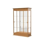 Varsity 48"W X 77"H 18"D Lighted Floor Case, Sliding Doors, Mirror Back,... New. Price: $3700.43.
