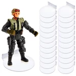 24 Pcs White Acrylic Floating Action Figure Wall Shelves 3 Inch Display ... New. Price: $31.27.