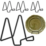 Decolore 4 Pack Inch Black Metal Display Stands Square Plate Holder New. Price: $14.76.
