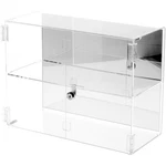 Plymor Acrylic Rectangular Locking Case, Shelf (mirrored), 12" X 16" 7" New. Price: $278.12.