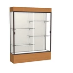 Reliant 60"W X 80"H 16"D Lighted Floor Case, Plaque Back, Dk. Bronze... New. Price: $4763.81.