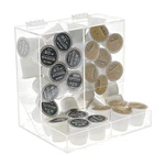 New! Acrylic 2 Section Flip Top Bin K-cups/coffee Pods/candy Retail Or Home. Price: $31.95.