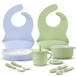 Teenyyou 9 Pcs Porcelain Kids Plates And Bowls Feeding Set With Suction, Ceramic New. Price: $45.97.