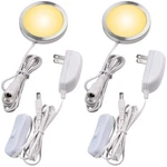 Lvyinyin Single Led Kitchen Under Cabinet 2 Lights & Adapters, Warm White New. Price: $30.09.