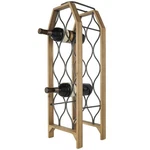 Deco 79 Wood Tall 8 Slot Wine Rack With Gray Metal Curved Teardrop Holders, 1... New. Price: $103.32.