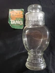 Vintage 1980S Tang Orange Drink Mix Collector Display Glass Jar General Foods Unspecified. Price: $15.00.