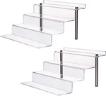 Cecolic Acrylic Riser Shelf 4 Tier Clear Display Stand For Collectibles New. Price: $39.35.