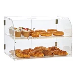 Pastry Display Case, 2-TIER Commercial Countertop Bakery Acrylic New. Price: $142.68.