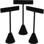 3 Earring Stand Black Velvet Showcase Display 4.75" New. Price: $13.02.