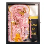 16X20 Large Black Shadow Box Frame - 1.57" Deep Wooden Display Case For Gradu... New. Price: $59.15.