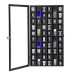Shot Glass Display Case Large Wooden Cabinet Rack Holder Wall Mounted Black S... New. Price: $130.71.