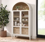 Nolan Storage Display Cabinet Ivory Oak New. Price: $661.25.