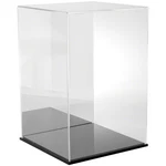 Plymor Clear Acrylic Case W/ Black Base (mirror Back), 12" X D 18" H New. Price: $270.33.