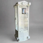 Speedlab Optical Tower Display Metal W/ Led Lights White 23"WX76"HX17"D (as-is, New. Price: $560.00.