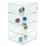 Free Standing 3 Shelf Acrylic Lockable Display Case New. Price: $194.39.