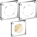 2 Pack Challenge Coin Display Holder Stands Case Square Shape Acrylic Capsule. New. Price: $15.93.