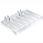 Azar Displays Six Compartment Tray For Pegboard / Slatwall Counter, 2-PACK New. Price: $32.01.
