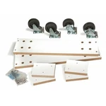 Econoco Caster Kit Slatwall 2 Way Merchandiser Display Stand Wheels White New. Price: $76.66.