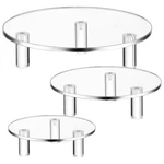 3 Pcs Round Acrylic Display Riser Clear Stands Pedestal Boa... New. Price: $36.52.