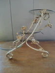 Three Tier Gold Gilt Dessert/display Hollywood Italian Feel Unique Piece Used. Price: $98.88.